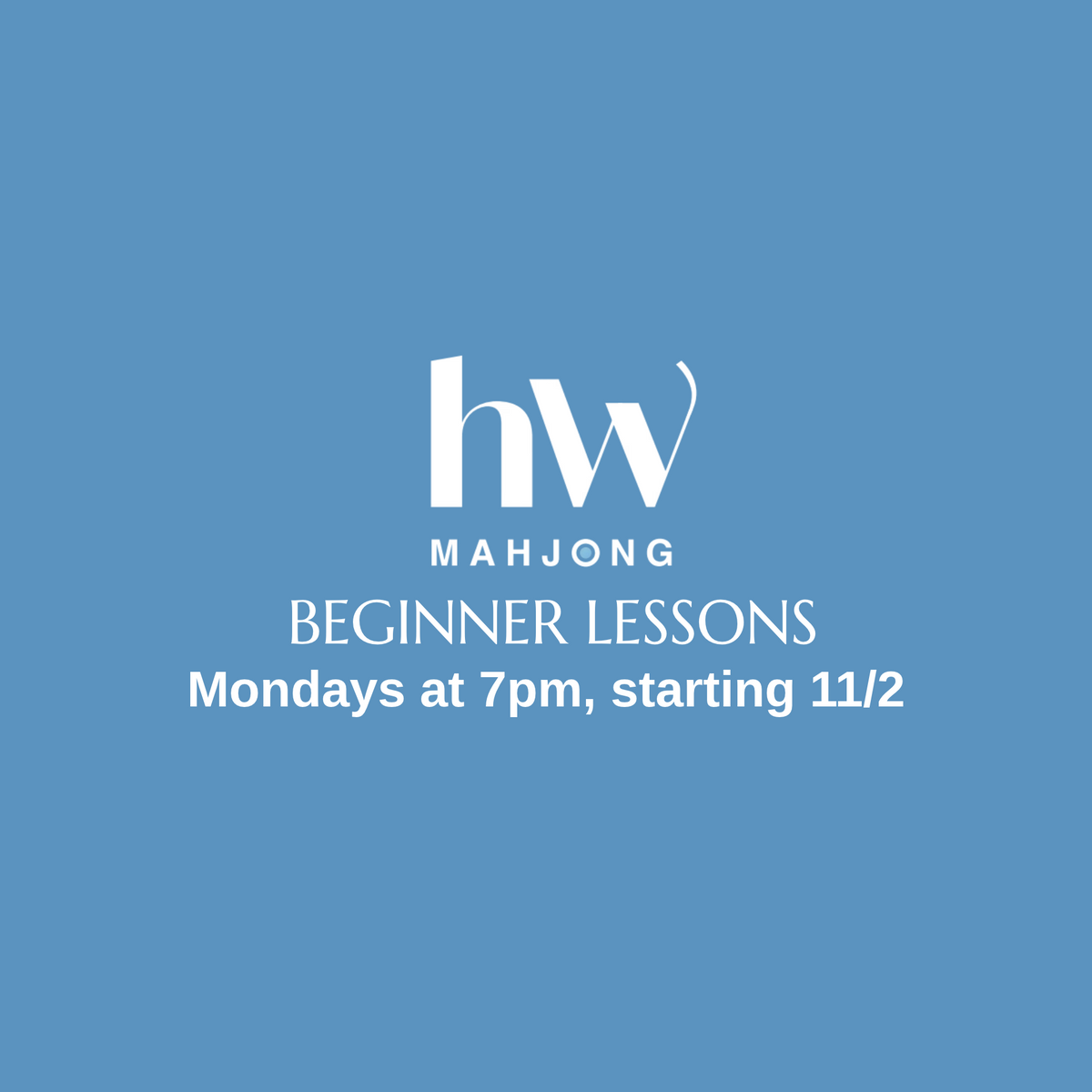 Beginner Lessons | Mondays - 7pm - 4 Sessions - 90 Min - Starting 11/2/2026